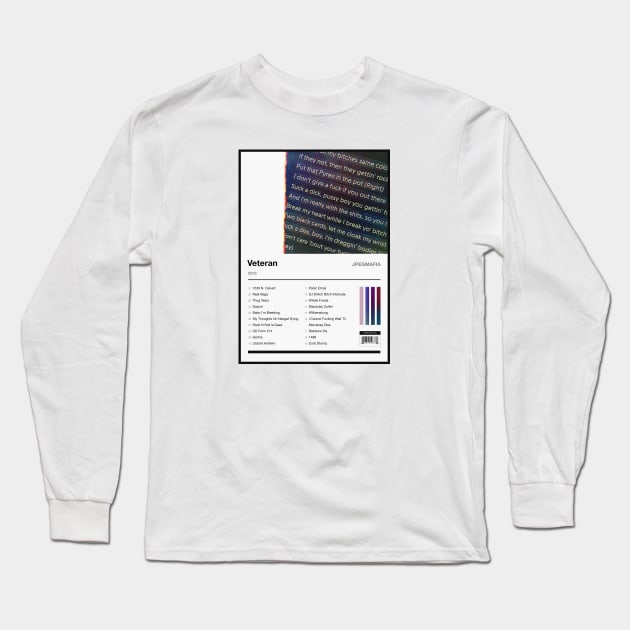 Veteran Tracklist Long Sleeve T-Shirt by fantanamobay@gmail.com